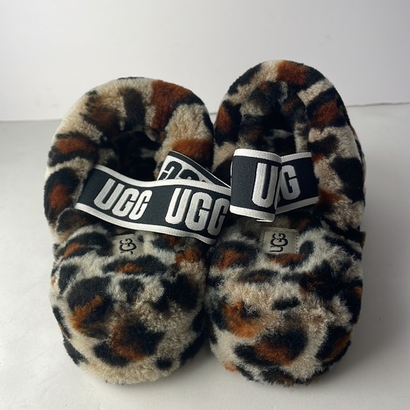 UGG Fluff Yeah Leopard Slippers - Picture 4 of 9